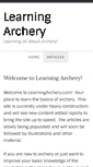 Mobile Screenshot of learningarchery.com